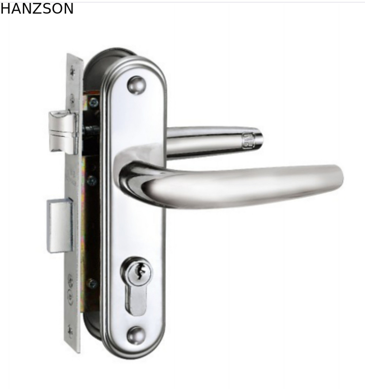 Ручка входа парадного входа безопасности и замок Deadbolt установили холеный Deadbolt цилиндра рычага